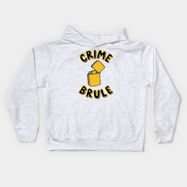 crime brule Kids Hoodie by goblinbabe